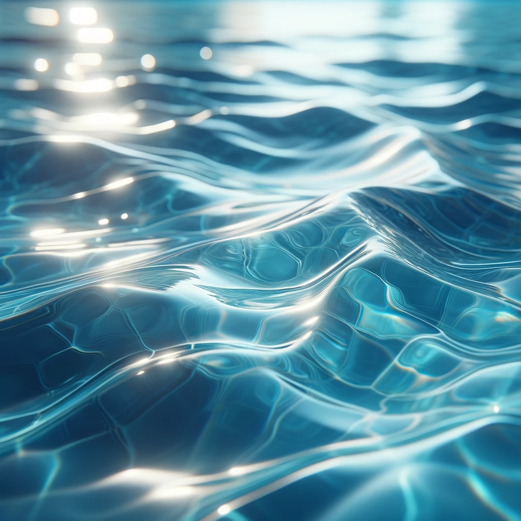agua cristalina de una piscina en las palmas